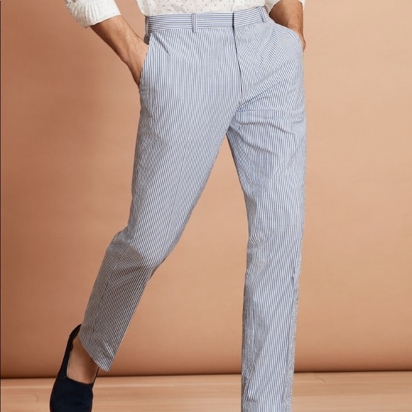 Lauren Ralph Lauren Other - Lauren Ralph Lauren Blue Stripe Cotton Pants